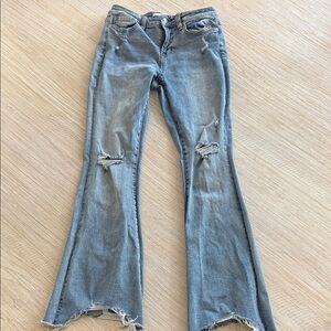 Altar'd State Light Blue Flare Jeans